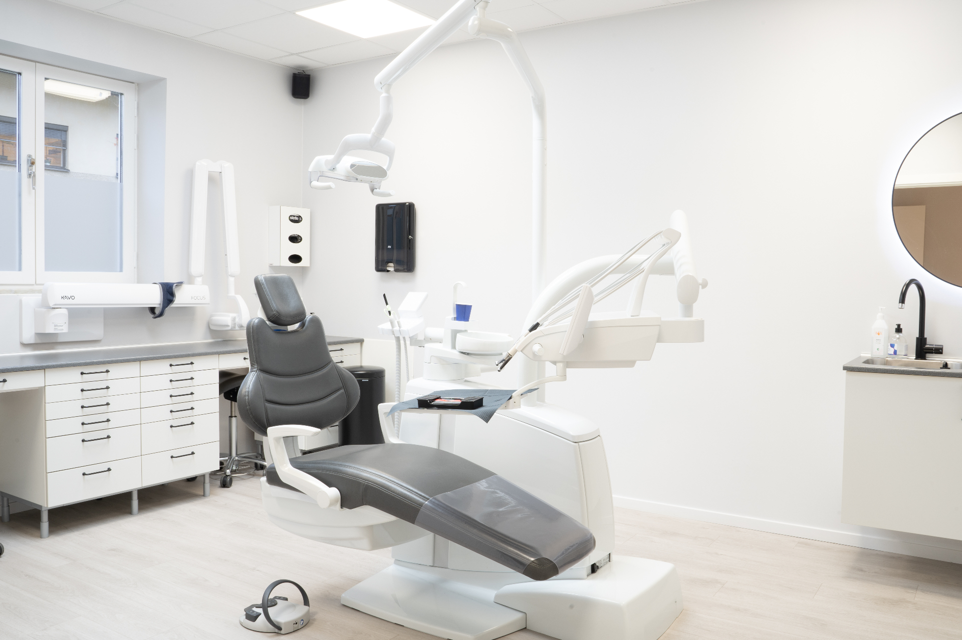 Behandlingsrum med modern utrustning